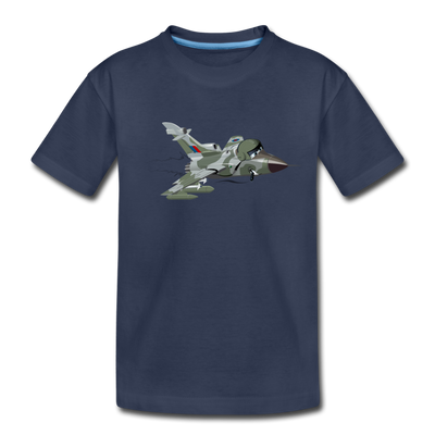 Fighter Jet Kids T-Shirt - navy