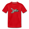 Fighter Jet Kids T-Shirt - red