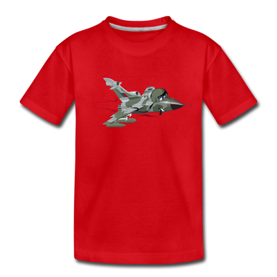 Fighter Jet Kids T-Shirt - red