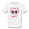 Meow Kitty Cat Kids T-Shirt - white