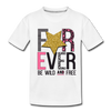 Forever Be Wild and Free Kids T-Shirt - white