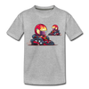 Go-Karts Cartoon Kids T-Shirt - heather gray