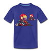 Go-Karts Cartoon Kids T-Shirt - royal blue
