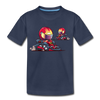 Go-Karts Cartoon Kids T-Shirt - navy