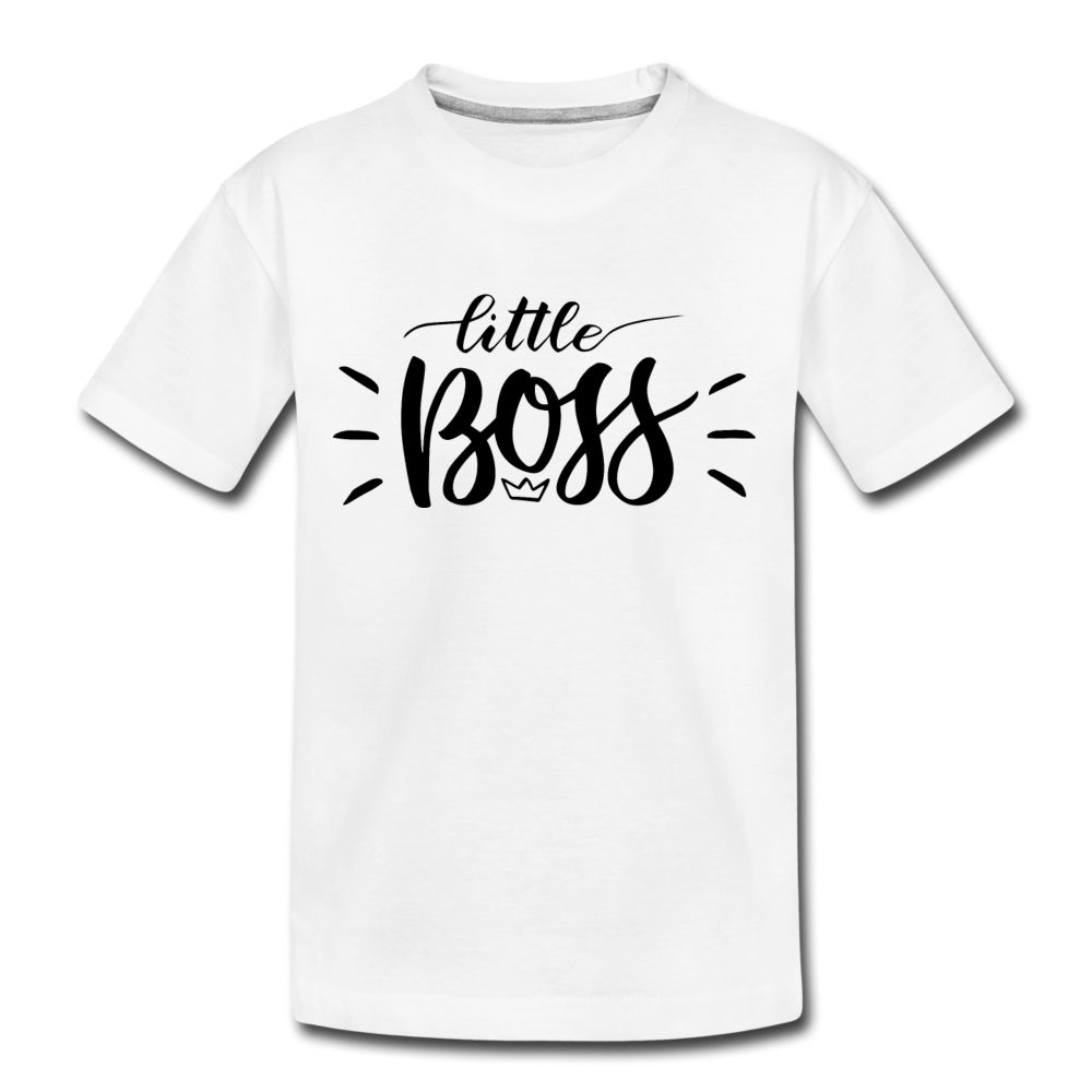 Little Boss Kids T-Shirt - white