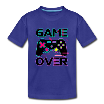 Game Over Gamer Kids T-Shirt - royal blue