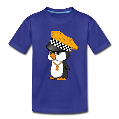 Taxi Penguin Kids T-Shirt - royal blue