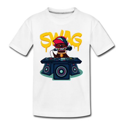 Swag DJ Kids T-Shirt - white