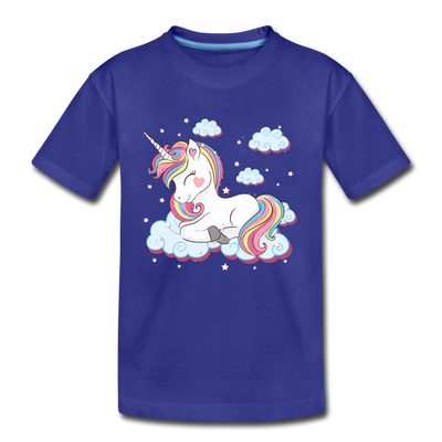 Unicorn Clouds Kids T-Shirt - royal blue