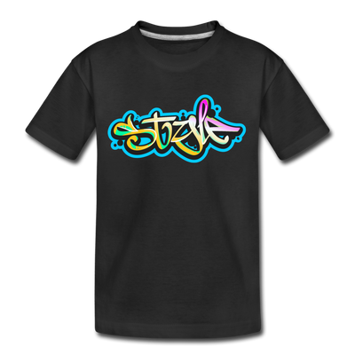 Style Graffiti Kids T-Shirt - black