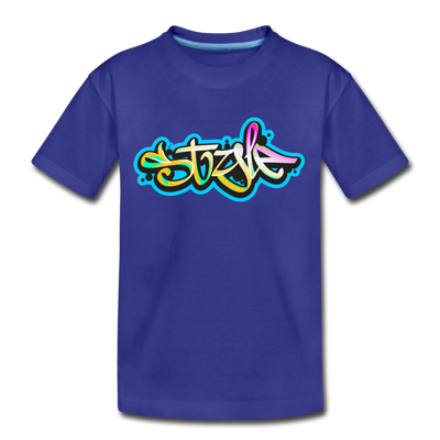 Style Graffiti Kids T-Shirt - royal blue
