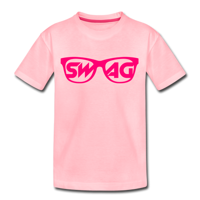 Swag Sunglasses Kids T-Shirt - pink