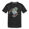 Skeleton Skater Kids T-Shirt - black