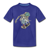 Skeleton Skater Kids T-Shirt - royal blue