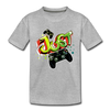 Just Play Video Games Kids T-Shirt - heather gray