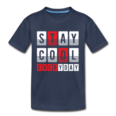 Stay Cool Every Day Kids T-Shirt - navy