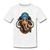 Hip Hop Elephant Kids T-Shirt - white