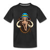 Hip Hop Elephant Kids T-Shirt - black