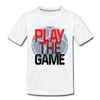 Play the Game Soccer Kids T-Shirt - white
