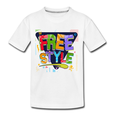 Free Style Kids T-Shirt - white