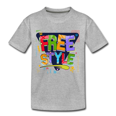 Free Style Kids T-Shirt - heather gray