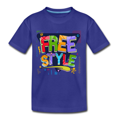 Free Style Kids T-Shirt - royal blue