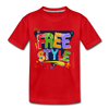 Free Style Kids T-Shirt - red