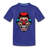Clown Face Kids T-Shirt - royal blue