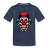 Clown Face Kids T-Shirt - navy