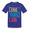 One Cool Kid Kids T-Shirt - royal blue