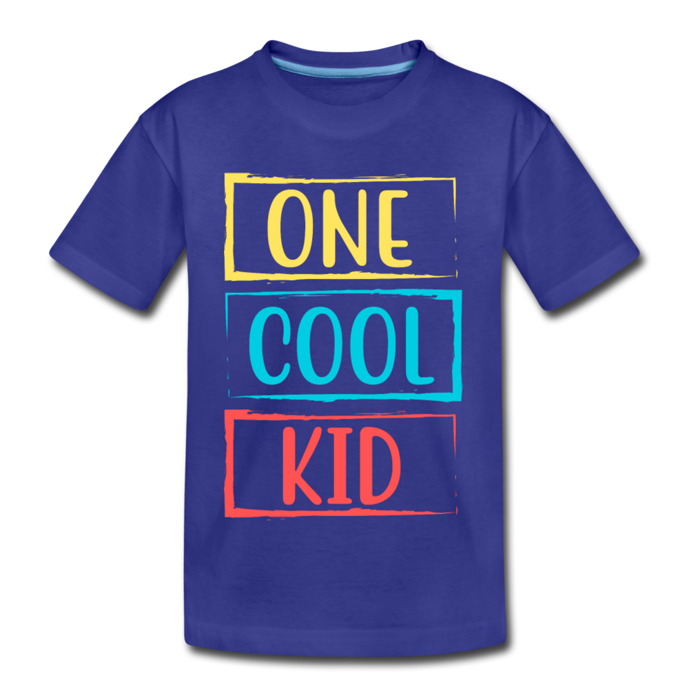 One Cool Kid Kids T-Shirt - royal blue