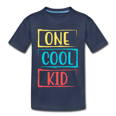 One Cool Kid Kids T-Shirt - navy