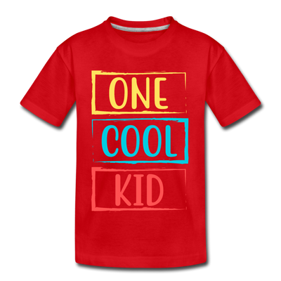 One Cool Kid Kids T-Shirt - red