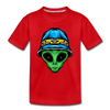 Alien Hat Kids T-Shirt - red
