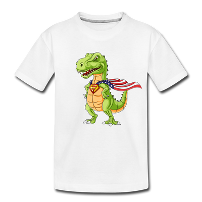 Super Dinosaur Kids T-Shirt - white