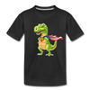 Super Dinosaur Kids T-Shirt - black