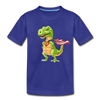 Super Dinosaur Kids T-Shirt - royal blue