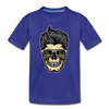Cool Skeleton Hair Kids T-Shirt - royal blue