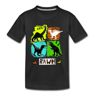 Dinosaurs Kids T-Shirt - black