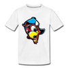 Cartoon Bird Hat Kids T-Shirt - white