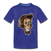 Monkey Cartoon Kids T-Shirt - royal blue