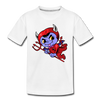 Devil Cartoon Kids T-Shirt - white