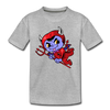 Devil Cartoon Kids T-Shirt - heather gray