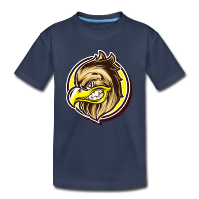 Eagle Head cartoon Kids T-Shirt - navy