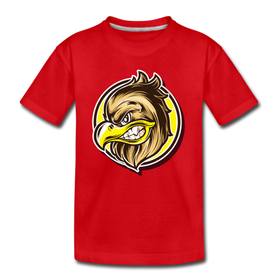 Eagle Head cartoon Kids T-Shirt - red