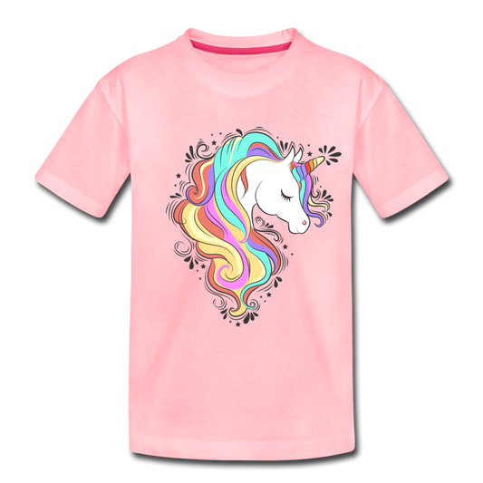 Colorful Unicorn Kids T-Shirt - pink