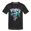 Dinosaur Skater Kids T-Shirt - black