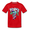Dinosaur Skater Kids T-Shirt - red