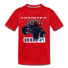 Monster Truck Kids T-Shirt - red