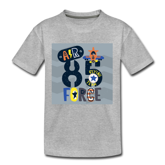 Air Force Kids T-Shirt - heather gray